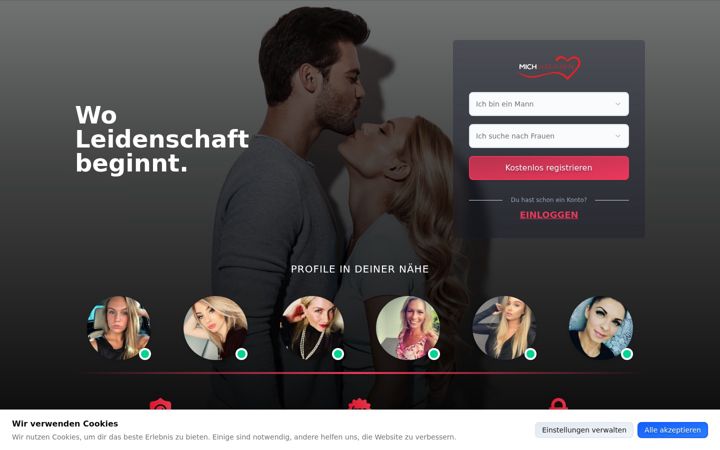 Screenshot of michverlieben.com