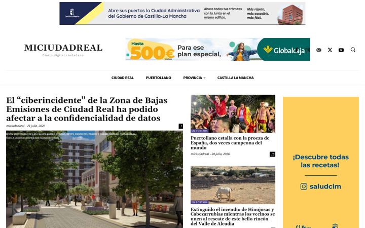 Screenshot of miciudadreal.es