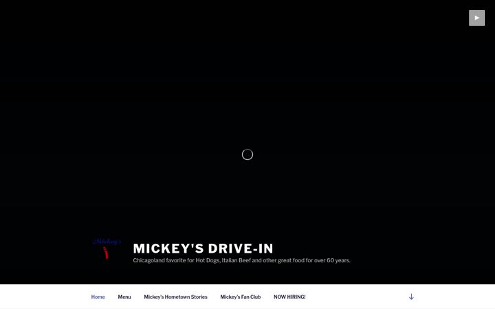Screenshot of mickeysdrivein.com