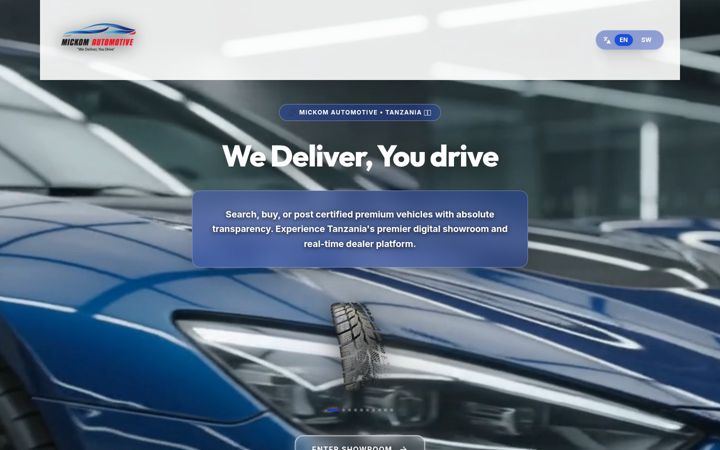 Screenshot of mickomautomotive.com