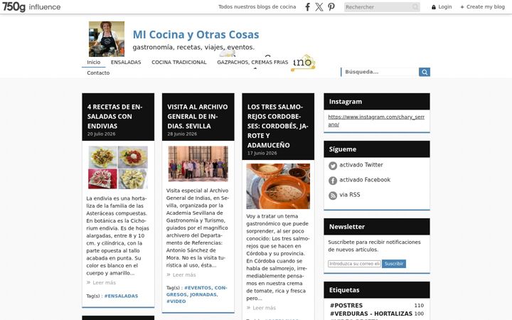 Screenshot of micocinayotrascosascharyserrano.com