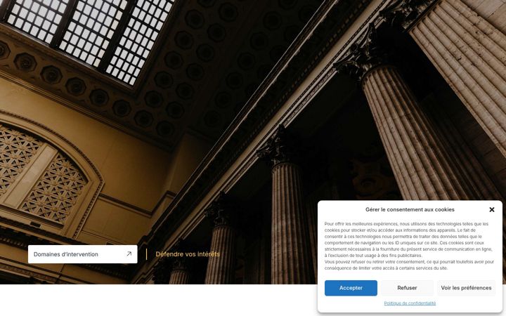 Screenshot of micoine-avocat.com