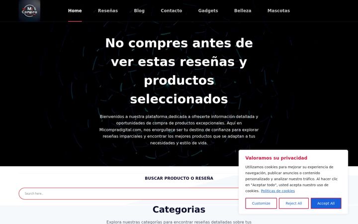 Screenshot of micompradigital.com