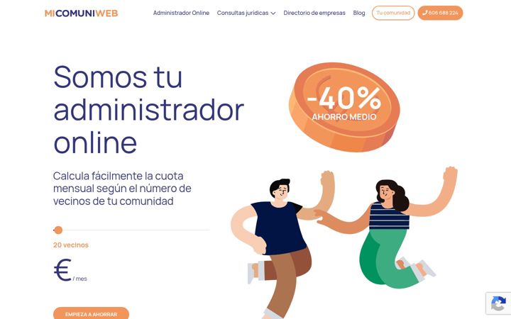 Screenshot of micomuniweb.com