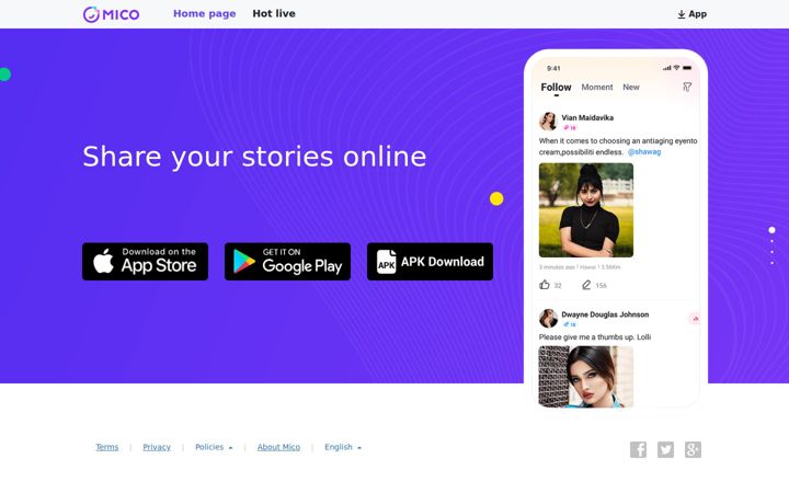 Screenshot of micoworld.net