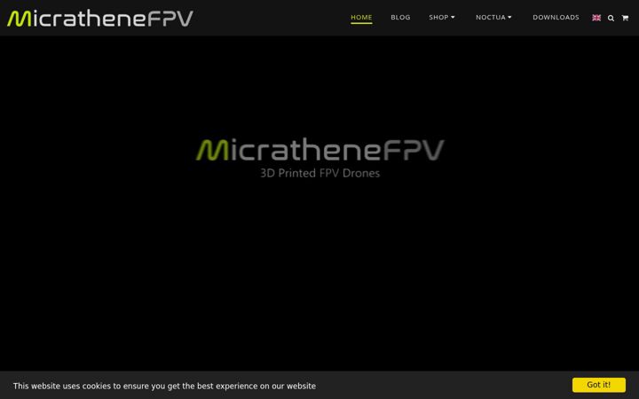 Screenshot of micrathenefpv.com