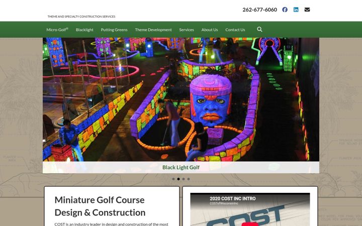 Screenshot of micro-golf.com
