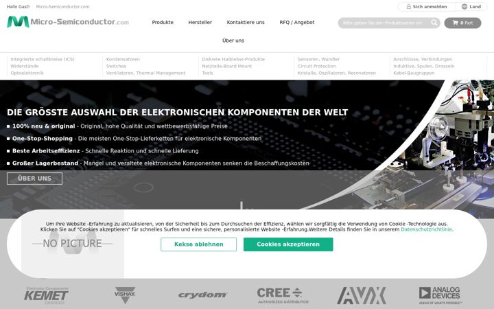 Screenshot of micro-semiconductor.de