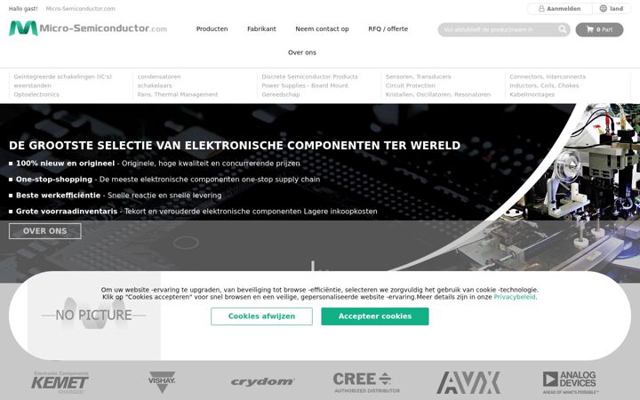 Ekrano kopija micro-semiconductor.nl