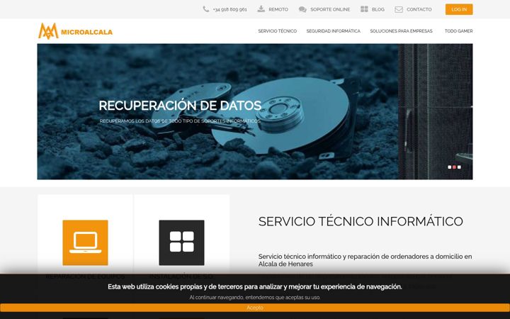 Screenshot of microalcala.com