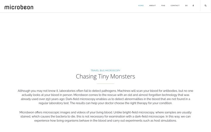 Screenshot of microbeon.com