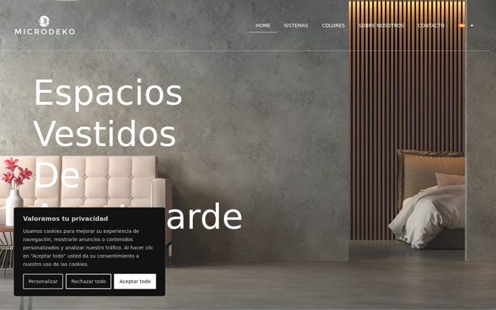 Screenshot of microdeko.com