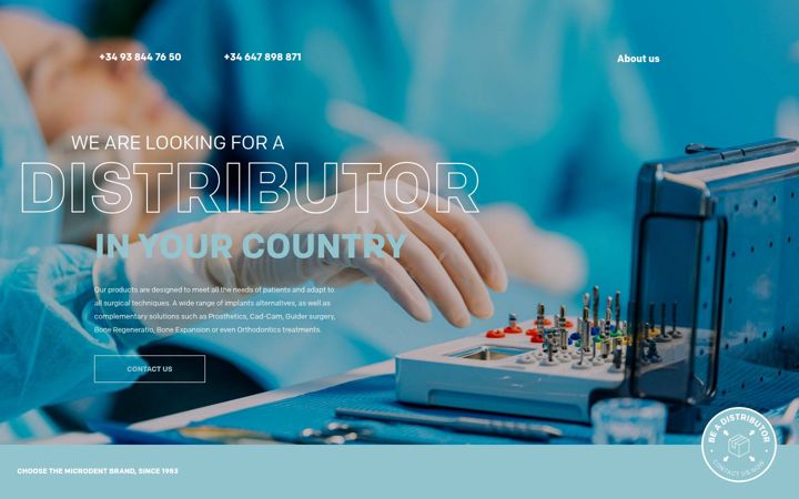 Screenshot of microdentworldwide.com