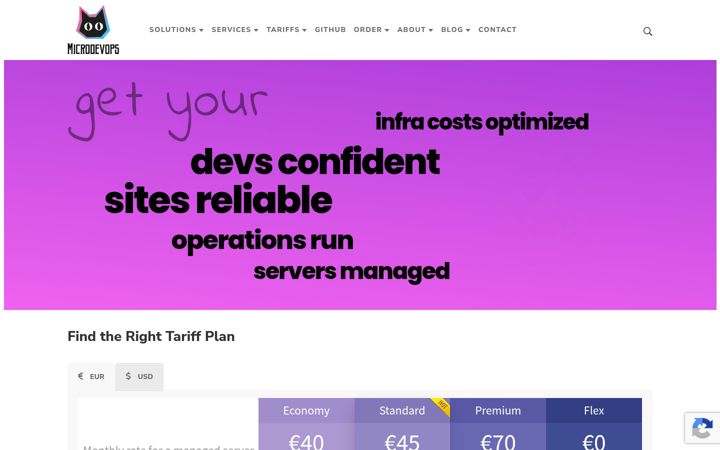 Screenshot of microdevops.com