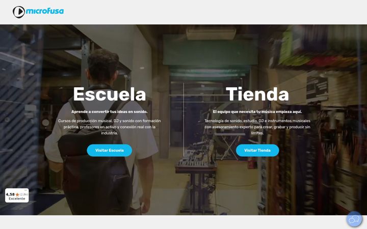 Screenshot of microfusa.com