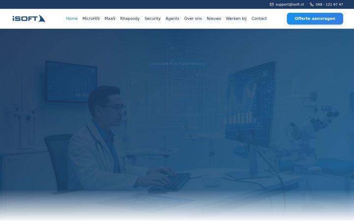 Screenshot of microhis.com