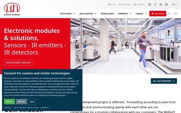 Screenshot of microhybrid.com