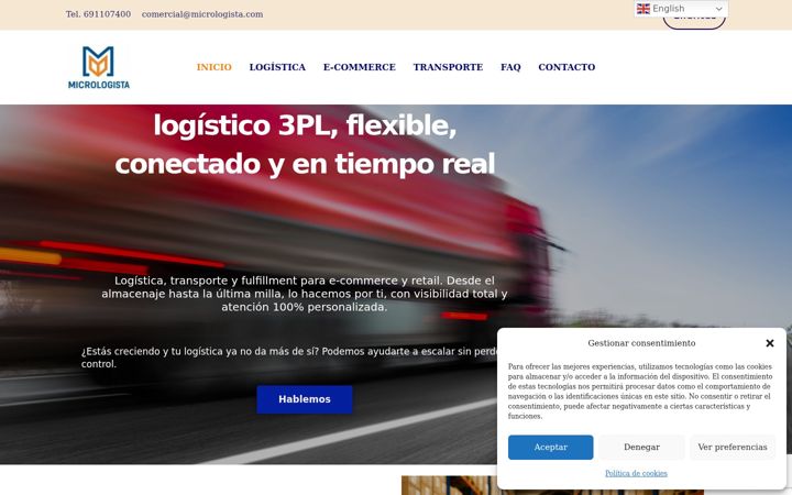 Screenshot of micrologista.com