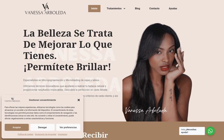 Screenshot of micropigmentacionvalladolid.com