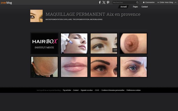 Screenshot of micropigmentation-capillaire.com