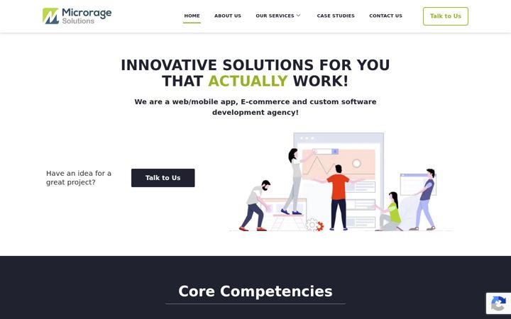 Screenshot of microrage.com