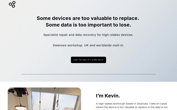 Screenshot of microsoldering.co