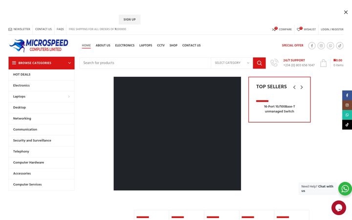 Screenshot of microspeedltd.com