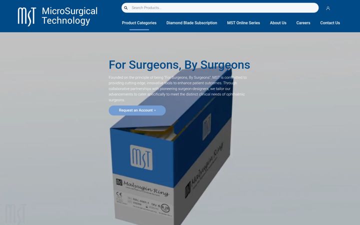Screenshot of microsurgical.com