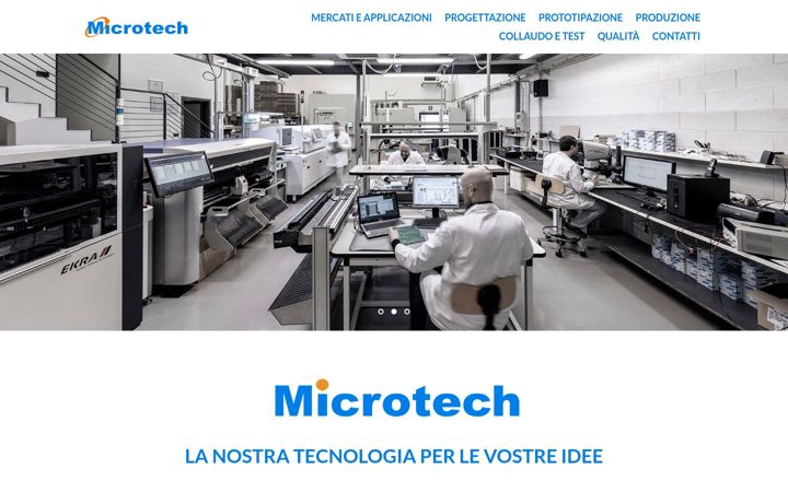 Screenshot von microtech-srl.com