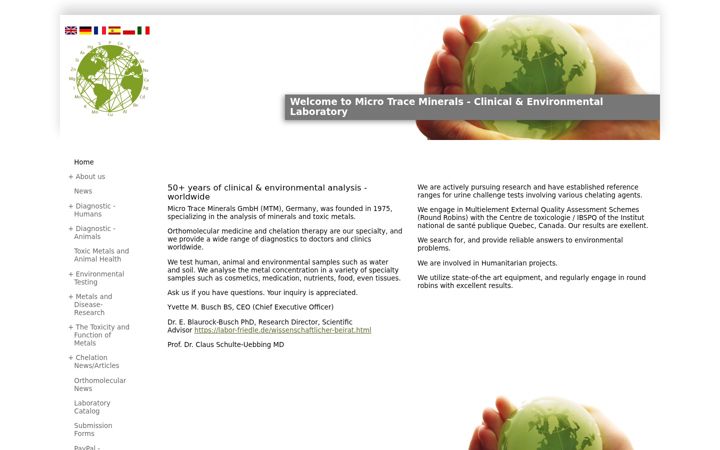 Screenshot of microtraceminerals.com