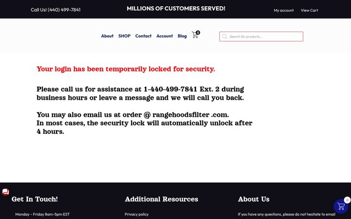 Screenshot of microwavefilterinc.com
