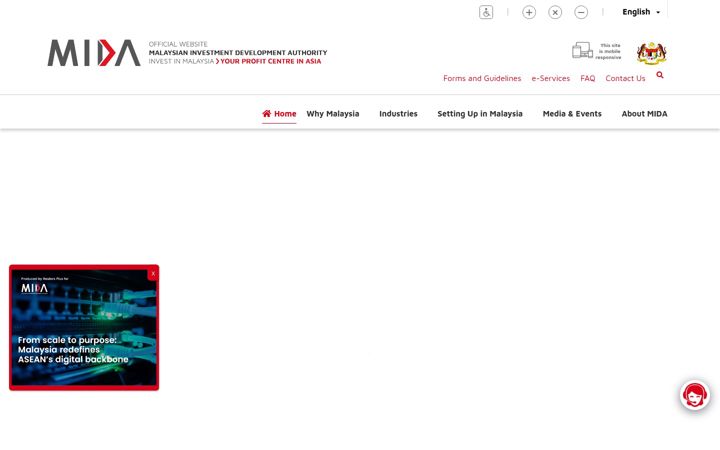 Screenshot of mida.gov.my