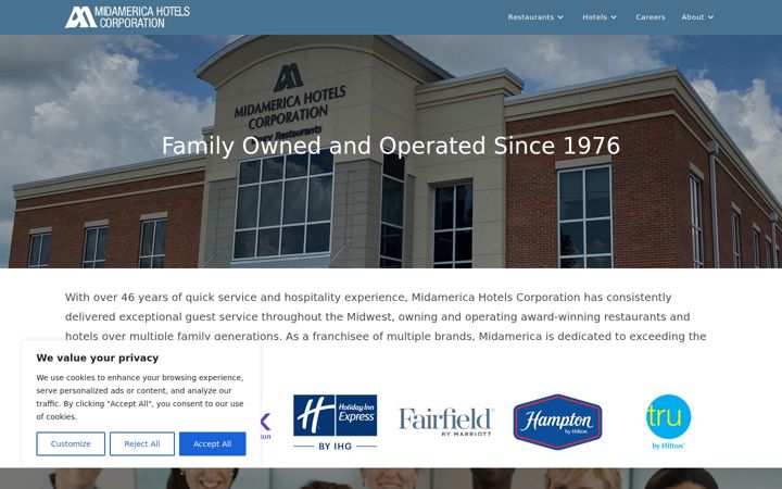 Screenshot of midamcorp.com