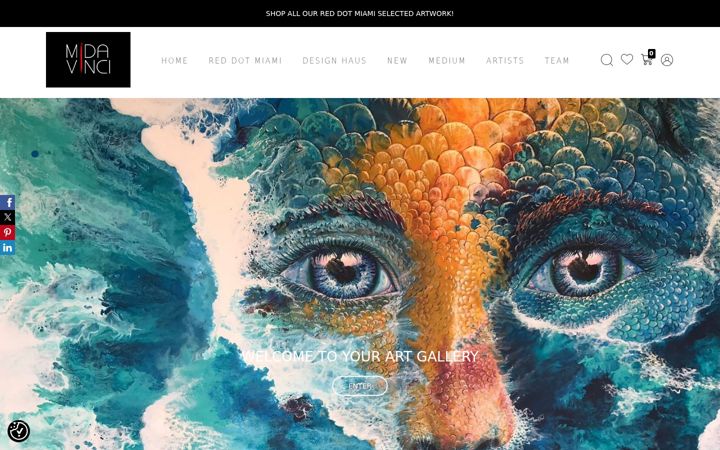 Screenshot of midavinci.com