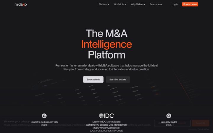 Screenshot of midaxo.com