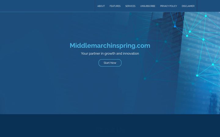 Screenshot of middlemarchinspring.com