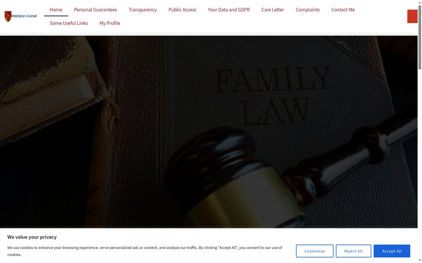 Screenshot tal-banner tal-kunsens muri qabel kwalunkwe interazzjoni