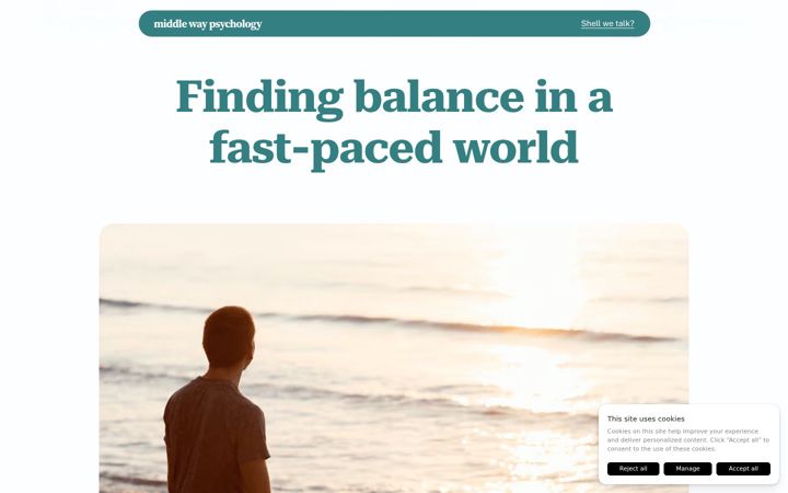 Screenshot of middlewaypsychology.com