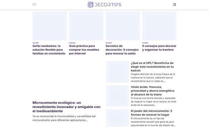 Screenshot of midecoracion.com