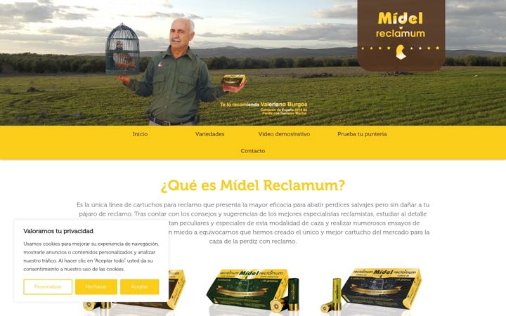 Screenshot of midelreclamum.com