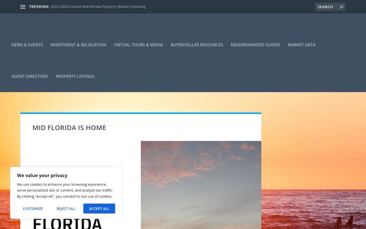 Screenshot of midfloridaproperty.com