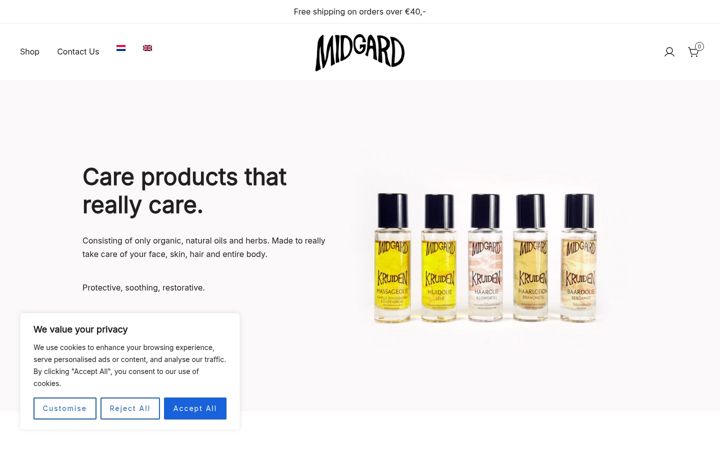 Screenshot of midgardproducts.com