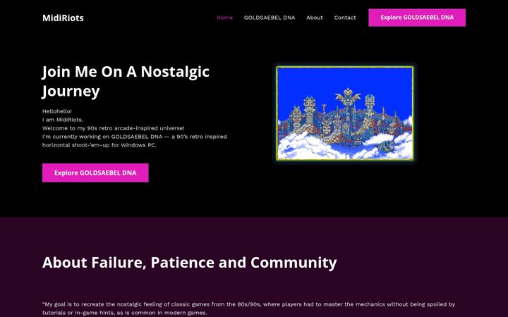 Screenshot of midiriots.com