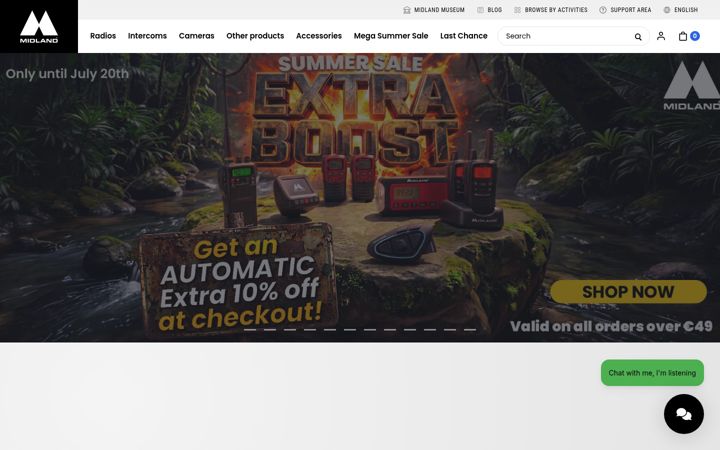 Screenshot of midlandeurope.com