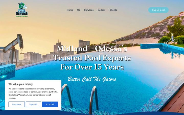 Screenshot of midlandpoolservice.com