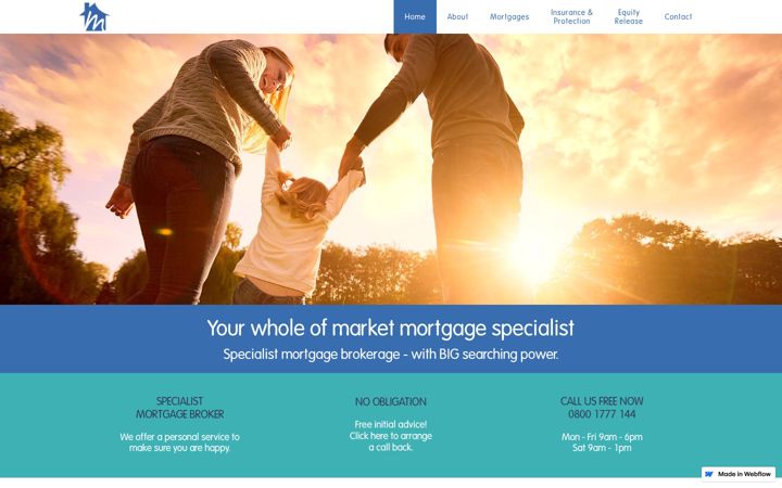 Screenshot of midsussexmortgages.com