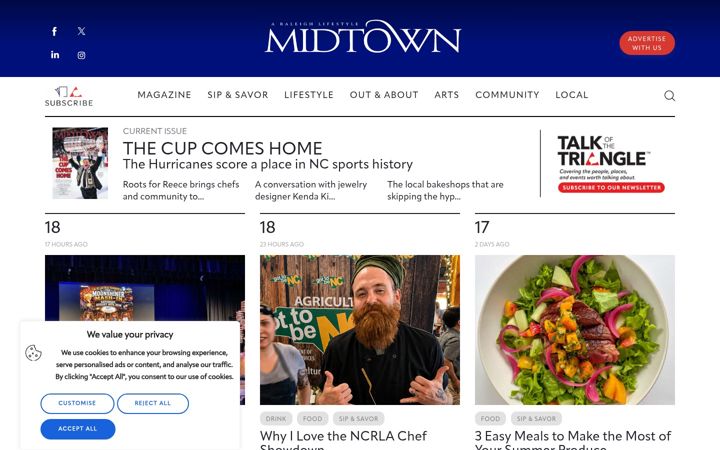 Screenshot of midtownmag.com