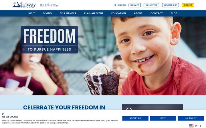 Screenshot of midway.org