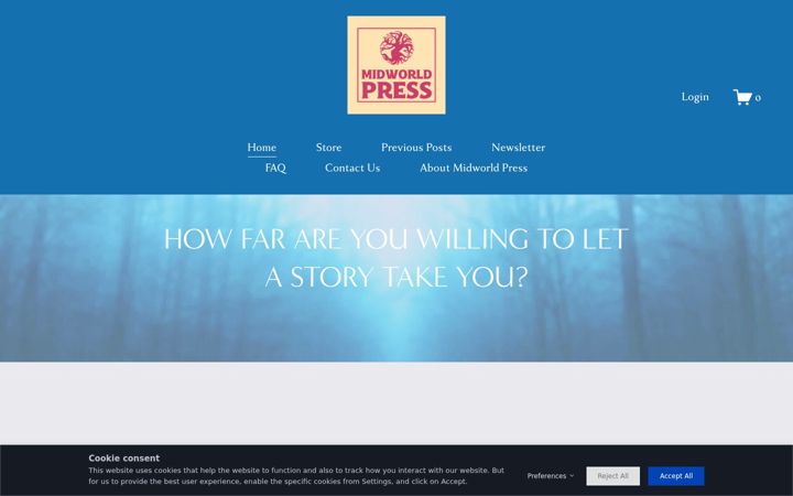 Screenshot of midworldpress.com