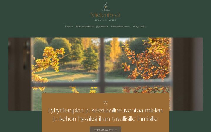 Kuvakaappaus sivustosta mielenhyva.fi